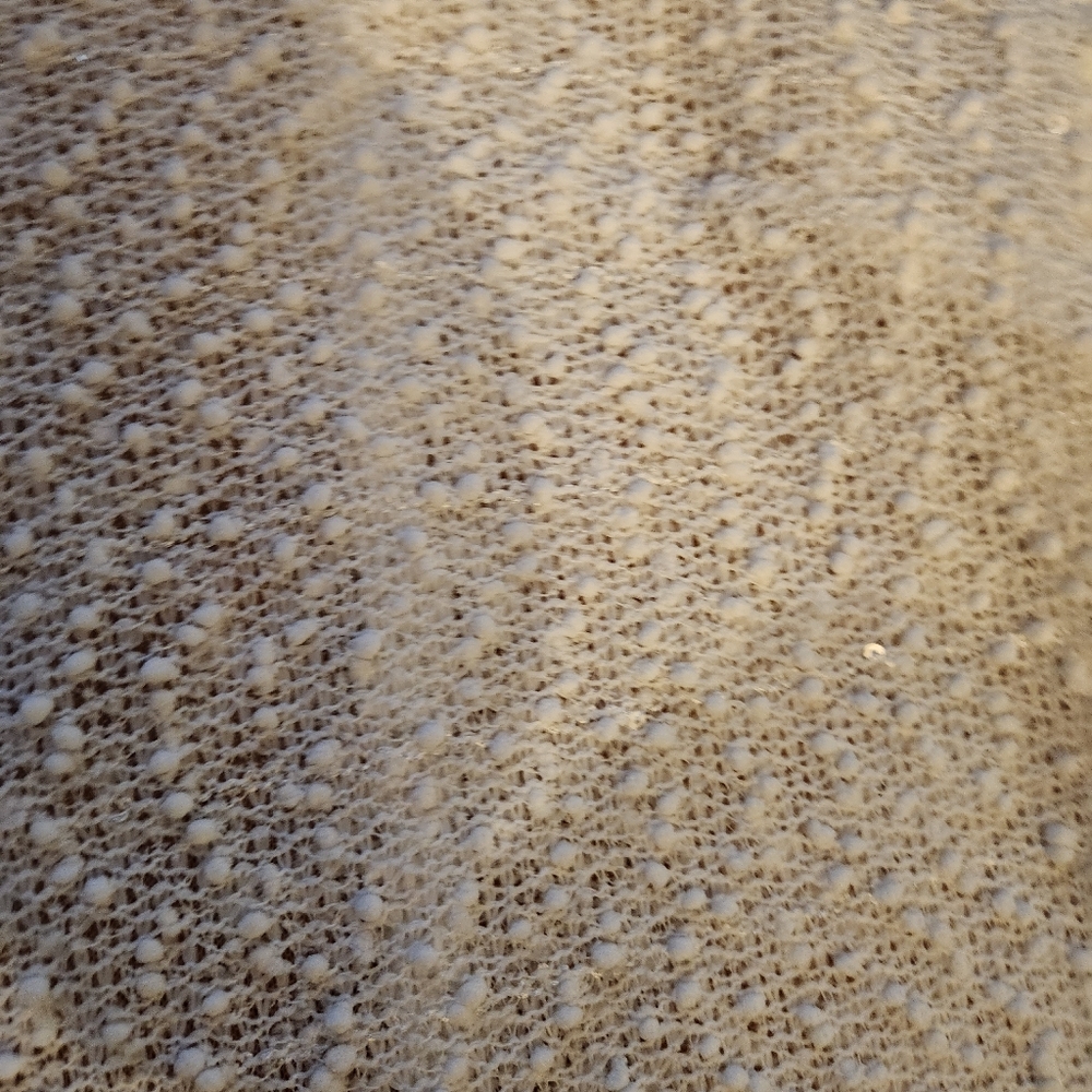 Joseph Ribkoff Slub Knit, Lace Insert Top Size 6 - Picture 6 of 8